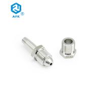 China UNI4412 316 Stainless Steel Tube Fittings NPT Male Gas Cylinder Connector factory