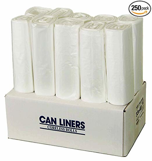 Quality Plastic Disposable 13 Mic 50l Garbage Bags , Star Seal Clear Can Liners for sale