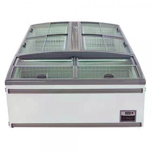 Quality Integral Supermarket Island Freezer Chiller Cabinets For Frozen Chickens for sale