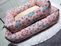 China Printing Cute Design Dog Beds Pup Cat Cool Sleeping Pads factory