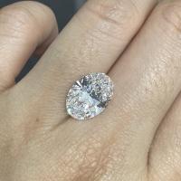 Quality G Colorless Loose Lab Grown Diamonds 5.18Carat Cultivated Diamonds VS1 for sale