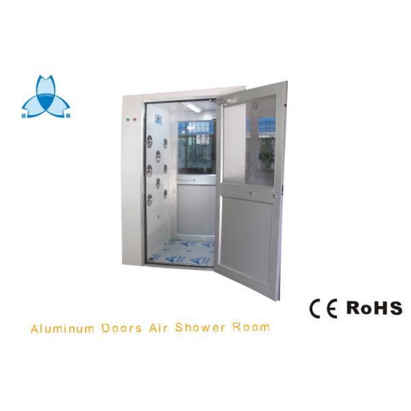 Quality W900MM White Air Shower Clean Room , Air Jet Shower With Electric Lock for sale