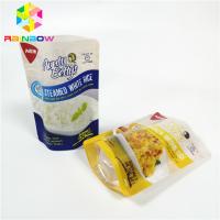 China High Temp Vacuum Storage Bag Transparent Retort Pouch For Sauce Steamed Rice Packaging factory