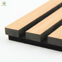 China Sunhouse Hot Selling Wood Panels Wall Decorative Interior Acoustic Slat Wall Panel Sound Proof Acoustic Panels factory