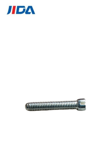 Quality M3 X 16mm Round Slotted Head Machine Screw Blue White Zinc for sale
