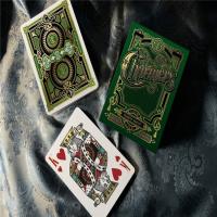 China Custom Design Normal Sized Party Play Game Luxury Gold Foil Poker Playing Cards for sale