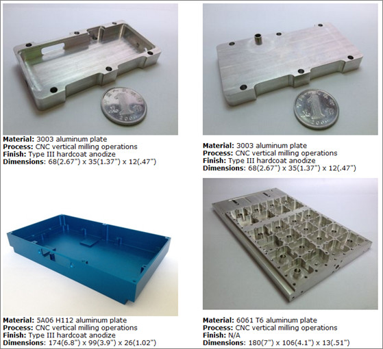 Quality Alloy 3003 CNC Custom Machined Precision Aluminium Parts ISO9001 for sale