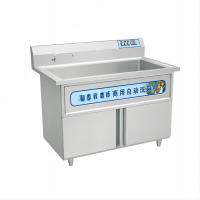 Quality Bubble Commercial Dishwasher Machine / Ultrasonic Dish Washing Machine 50Hz for sale