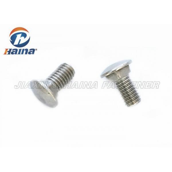 Quality SS304 M8 Full Thread Square Neck Bolts 50mm Length carriage bolts for sale