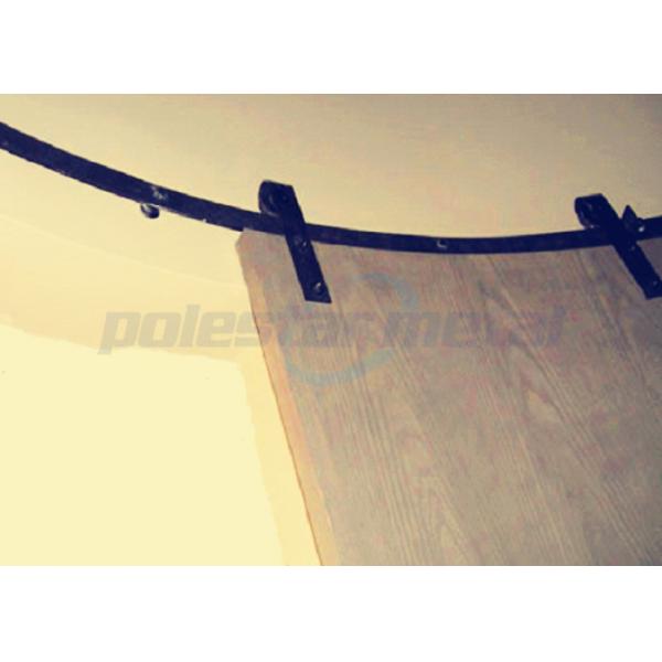 Quality 2000mm Curved Stainless Steel Barn Door Hardware For Wooden Sliding Door for sale
