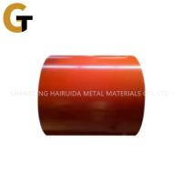 China 16-30% Elongation Color Coated Galvanized Steel Coil With 508mm / 610mm Coil ID factory