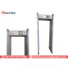 China Commercial Metal Walk Through Gate , Door Frame Metal Detector 760mm Tunnel Size factory