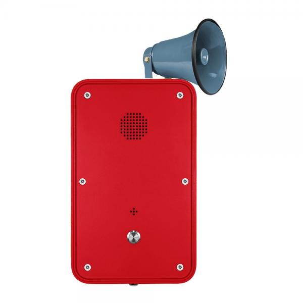 Quality Weatherproof Hands Free Telephone with Flashing Beacon and Metal Loudspeaker for sale