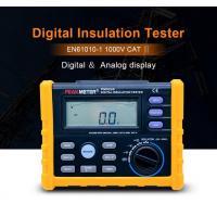 Quality 2500V Digital Insulation Resistance Tester Auto Power Off Auto Calculate PI And DAR for sale
