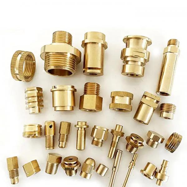 Quality Fabricated CNC Brass Parts Polishing CNC Machining for sale