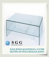 China Glass Computer Desk (round,oval,square,rectangle) factory