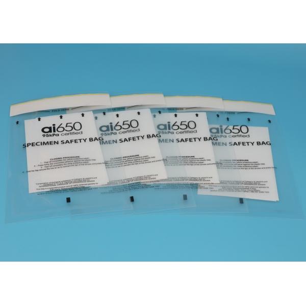 Quality IATA Approved 95kPa Specimen Transport Bag with Size 6
