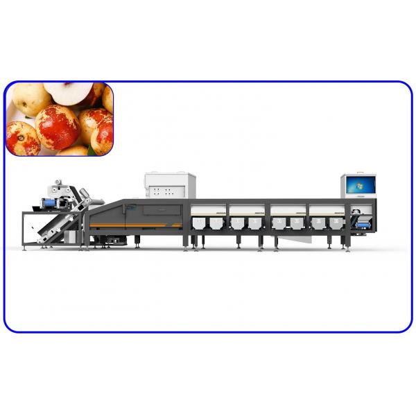Quality Large Yield 50Hz 7.5KW Date Sorting Machine 8 Lanes Food Sorting Equipment for sale