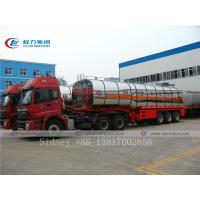 China 60cbm Aluminum Alloy Chemical Saline Solution Tanker Semi Trailer factory