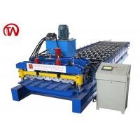 China Steel Roof Steel Glazed Tile Roof Tile Roll Forming Machine Antique Color factory