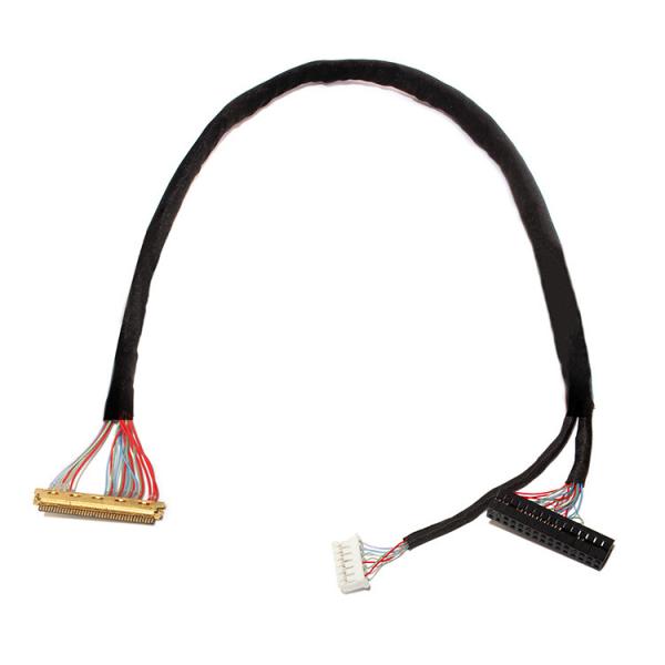Quality 150MM edp Lvds Cable , ST PHR-6 TO I-PEX 20454-040T 10.1" board for sale