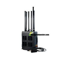 China 6 Channels 300w High Power Drone Signal Jammer Draw Bar Box Mobile Signal Jammer Blocker Jamming Range Up to 1500 Meter factory