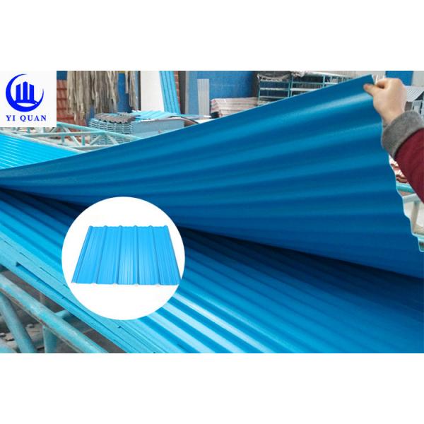 Quality Fire Resistance PVC Roof Tiles Sheet For Warehouse , Customize Length for sale
