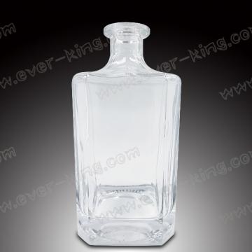 Quality Square 750ML Small Whiskey Bottles For Luxury Liquor for sale