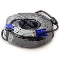 China HDPE Insulation 3 6 10m Computer VGA Cable OD 8.0mm PVC Jacket for sale