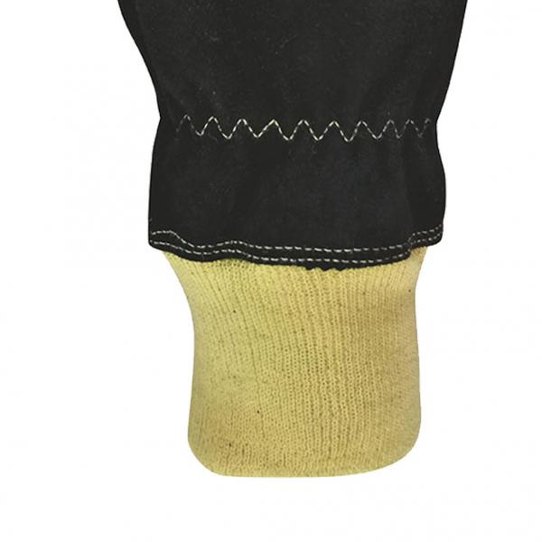 Quality Cowsplit Shell Wristlet Cuff Firefighter Work Gloves EN659 Certified for sale