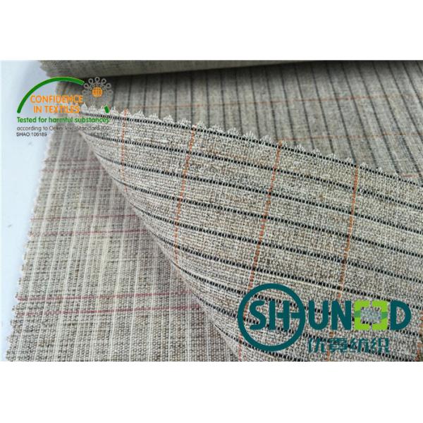 Quality stiff handfeeling bonded interlining for men‘s suit by good quality for sale