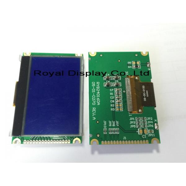 Quality RYB240160A 240*160 dots , 3.3V Power supply COG Graphic LCD Module FSTN Blue for sale