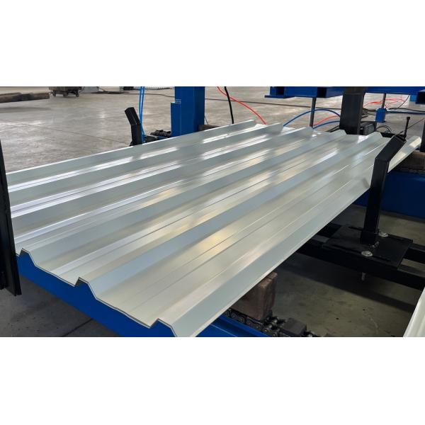 Quality Trapezoidal Galvalume Corrugated Metal Roof Panels 0.45mm TCT for sale