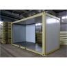 China Yellow Flat Pack Modular Buildings Environmental Friendly With Single Side Aluminum Foil factory