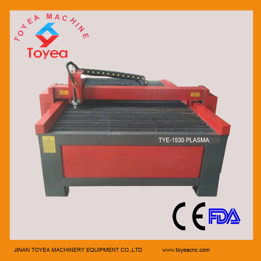 China Hard metal cnc cutting machine with Hypertherm plasma source TYE-1530 for sale