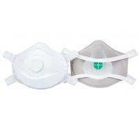 Quality Polypropylene Disposable Dust Mask White Color Folded Style With Valve for sale
