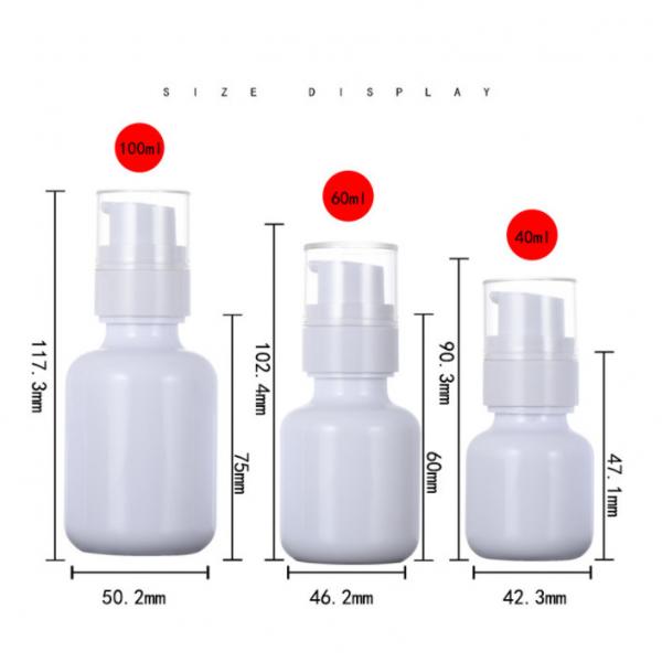 Quality 3 Oz 2 Oz 40ml 60ml Airless Pump Bottles 100ml Plastic Airless Bottle Cosmetic for sale