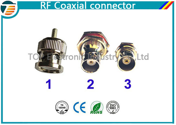 China Straight 75Ω Cable Mount RF Coaxial Connector BNC Connector Plug RG59 factory