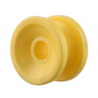 Quality 12kv plastic donut insulator 10mm nail round corner yellow bobbin Electric Fence for sale