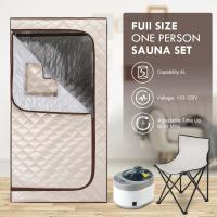 China Waterproof Cloth Portable Steam Sauna Personal Spa Portable Sauna Box For Home factory