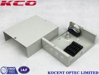 China Indoor Wallmount Fiber Optic Terminal Box 4 Port Fullload Mini Size With SC/UPC Adapter factory