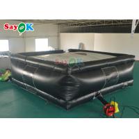 China Funny Inflatable Air Jumping Pad Bouncing Trampoline Mat For Children factory