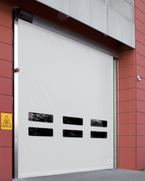 China High Security Rapid Roller Doors with Noise Reduction and Thermal Insulation Shutter Door Transparent PVC Curtain factory