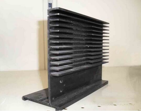 Quality Black Anodizing Extruded Aluminum Heatsink Extrusions for Machine for sale