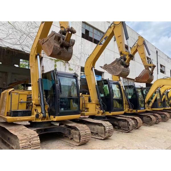 Quality 7 Ton Small Used Caterpillar Excavator With C2.6DITurbo Engine for sale
