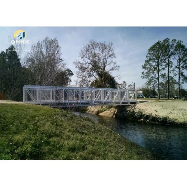 Quality Q235 Q355 Compact Bailey Bridge Manual Easy Construct Compression Resistant for sale