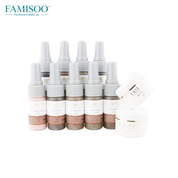 Quality 15ml/Bottle Famisoo Permanent Makeup Kit Liquid Pigment Set For Eyebrow for sale