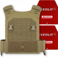 Quality 1000D Nylon Cordura Coyote Brown Strength Training Weighted Vest Workout 11x14