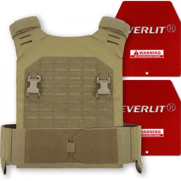 Quality 1000D Nylon Cordura Coyote Brown Strength Training Weighted Vest Workout 11x14" for sale