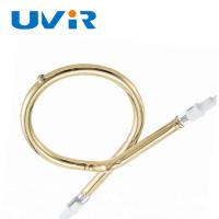 China Short Wave Ring Infrared Lamps Tungsten Filament Quartz Glass Tube factory